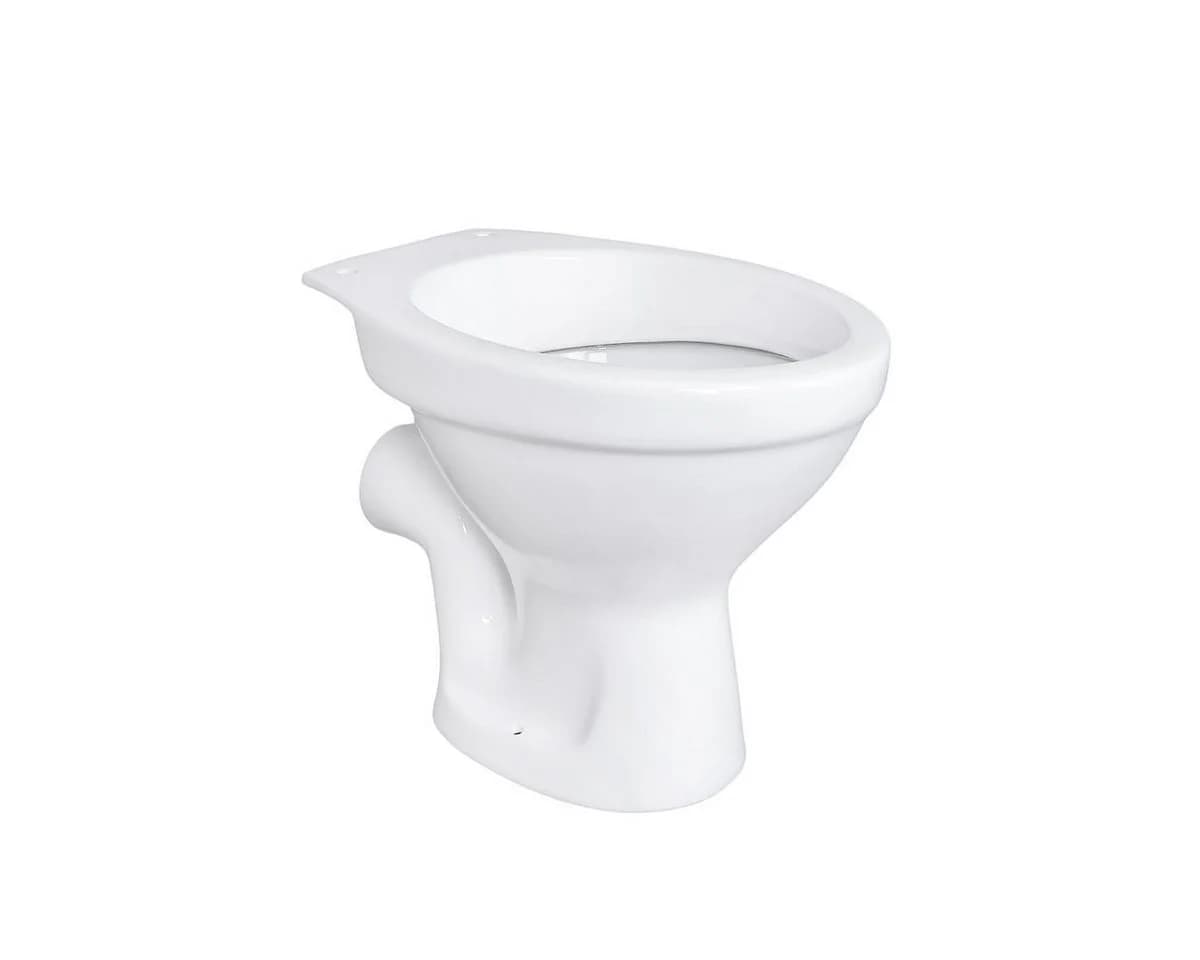 Belvit Stand-WC BV-SW5001 Weiß Sanitärkeramik Waagerechter Abgang - Bild 2