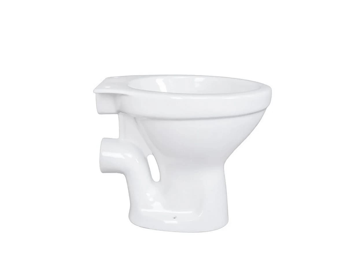 Belvit Stand-WC BV-SW5001 Weiß Sanitärkeramik Waagerechter Abgang - Bild 3