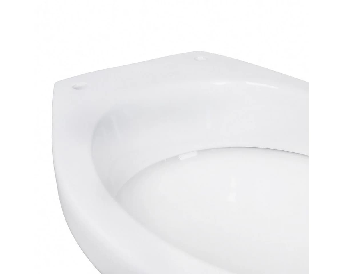 Belvit Stand-WC BV-SW5001 Weiß Sanitärkeramik Waagerechter Abgang - Bild 5