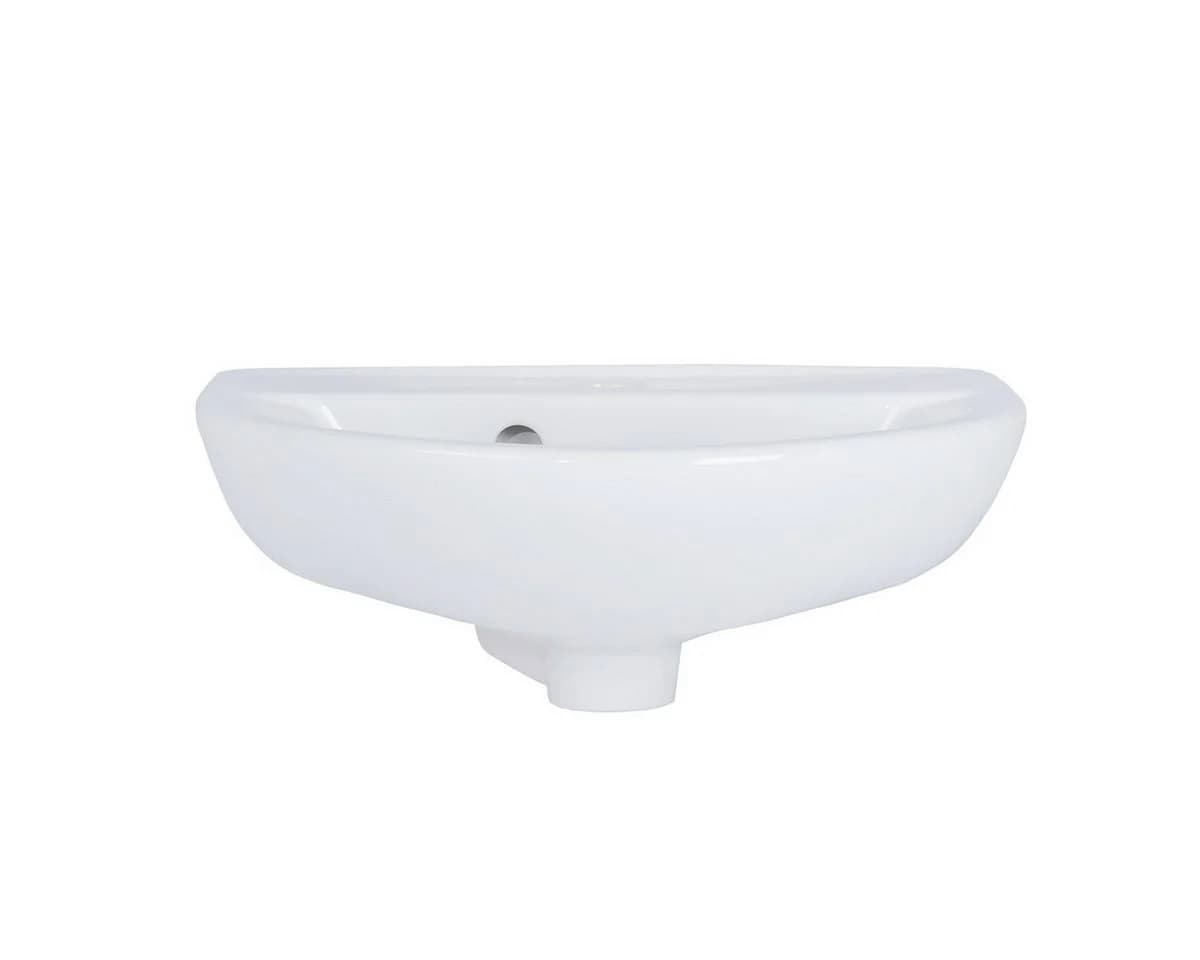Belvit Rosmarin Keramik Waschbecken 45cm Weiß