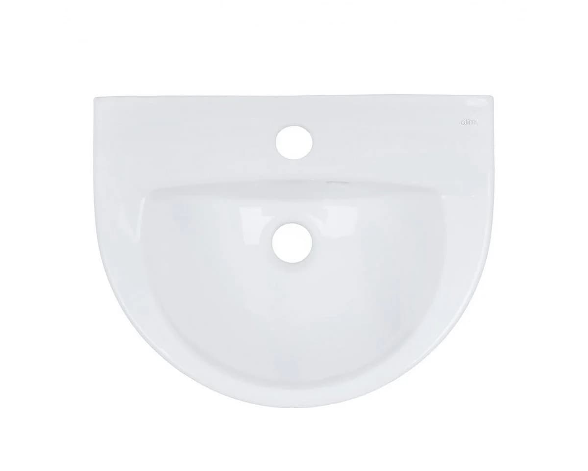 Belvit Rosmarin Keramik Waschbecken 45cm Weiß - Bild 3
