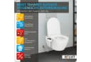 Belvit Bidet-Einsatz Schwarz - Selbstreinigende Düse ohne Strom Bild 1