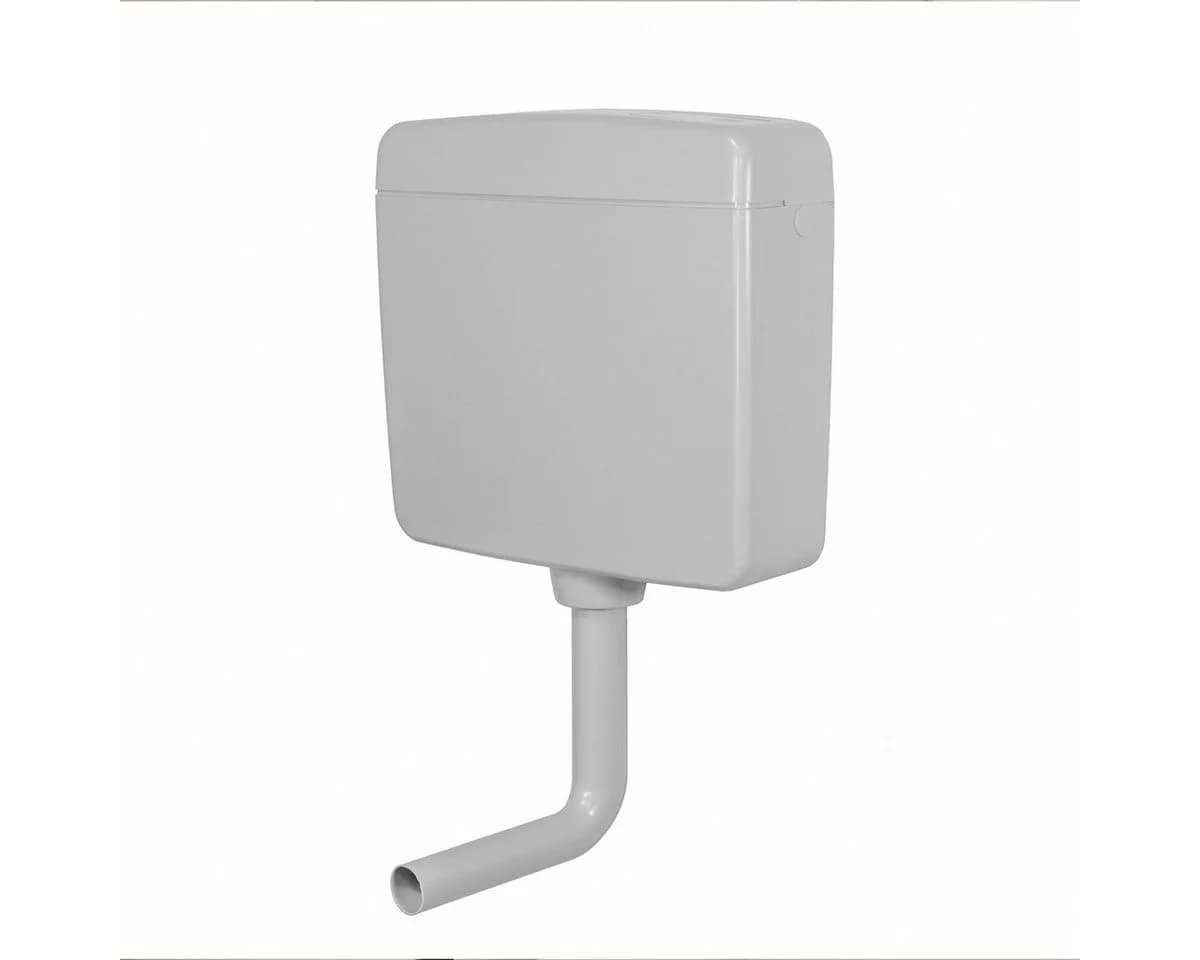 Belvit Spülkasten BV-AP6005 Manhattan Grau Aufputzspülkasten 3/9L - Bild 2