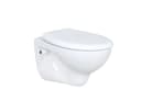 Belvit Tiefspül-WC UNI+Deckel Hänge WC RosenStern Weiss Soft-Close Bild 2
