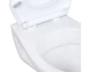 Belvit Tiefspül-WC UNI+Deckel Hänge WC RosenStern Weiss Soft-Close Bild 5