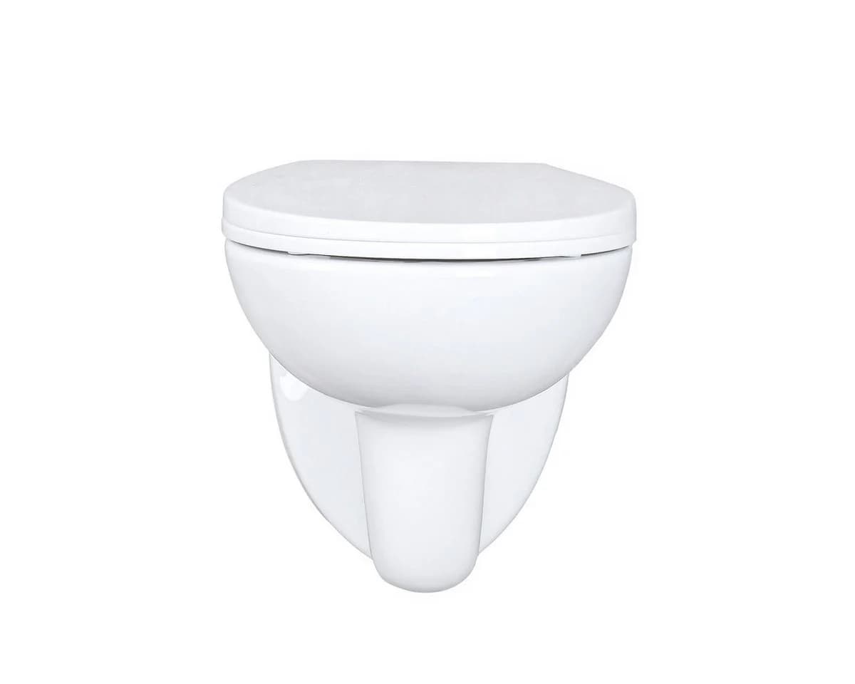 Belvit Spülrandloses Wand-WC mit Softclose-Deckel Weiß
