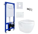 Aloni Tiefspül-WC B-AL5508Komplett mit Hygienedusche und Softclose-Deckel Bild 2