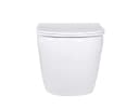 Belvit WC-Komplettset Wand-WC Weiß Schwarz Vorwandelement Soft-Close Bild 5