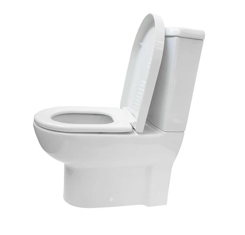 Belvit Tiefspül-WC BV-SW2001 KomplettSet Stand-WC Taharet Weiß - Bild 4