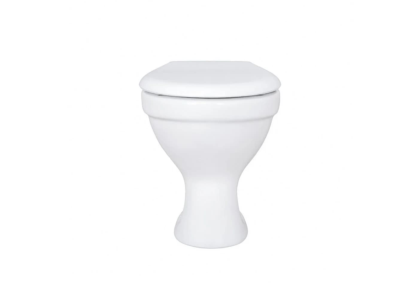 Belvit Stand-WC BV-SW5001 Weiß mit Softclose-Deckel
