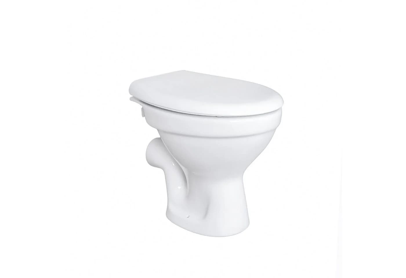 Belvit Stand-WC BV-SW5001 Weiß mit Softclose-Deckel - Bild 2