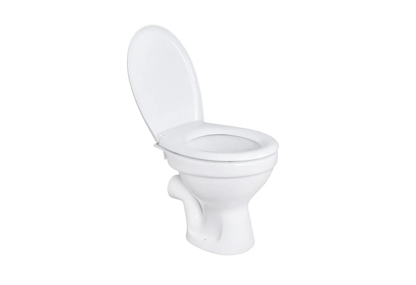 Belvit Stand-WC BV-SW5001 Weiß mit Softclose-Deckel - Bild 4