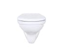 Belvit Hänge-WC mit Softclose-Deckel Weiß Bild 1