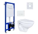 Belvit Tiefspül-WC Komplett Set Spülrandlos Bild 2