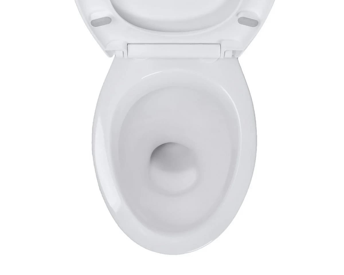 Belvit Tiefspül-WC Komplettset Stand WC Weiß Softclose - Bild 5