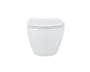 GEBERIT Tiefspül-WC Komplettset Spülrandlos Weiß mit Taharet Bild 1