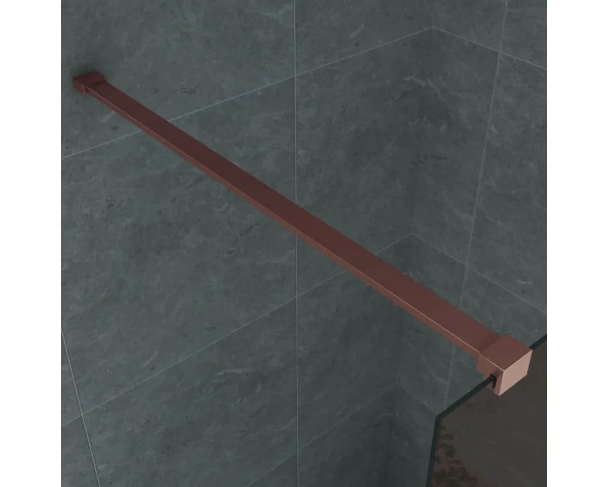 Belvit Walk-in-Dusche Duschglas Bronze 8mm Sicherheitsglas - Bild 4