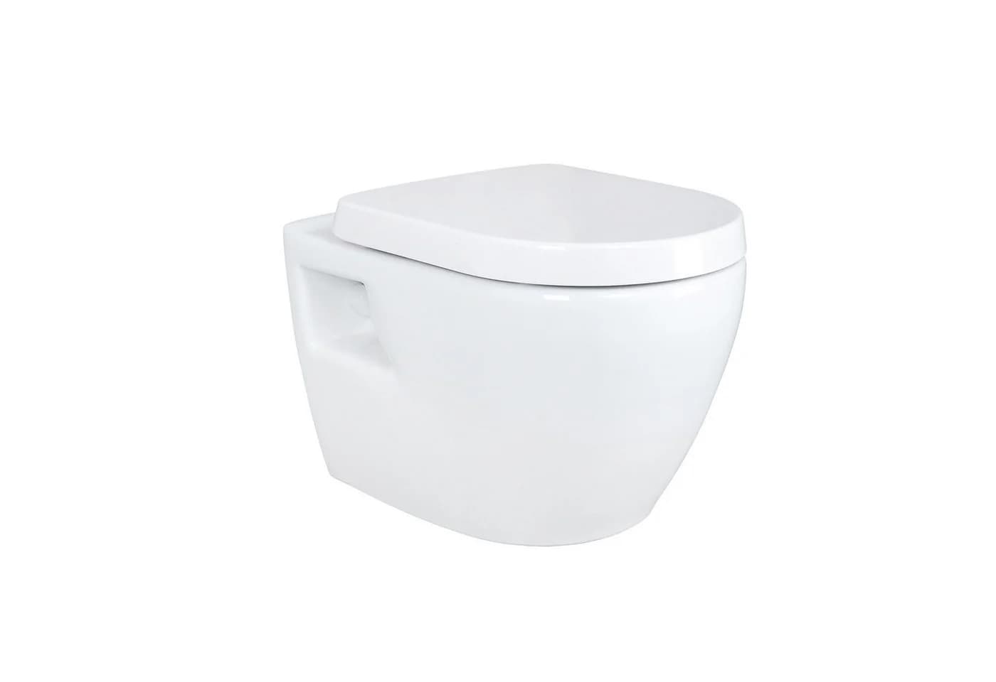 Belvit Tiefspül-WC UP100-AL5508-SET Hänge-WC mit Taharet-Duschfunktion