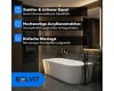 Belvit Badewanne Acryl Eckbadewanne Oval Freistehend Bild 1