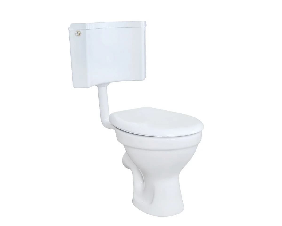 Belvit Tiefspül-WC BV-SW5001+BV-AP2001-SET Stand WC Set Weiß mit waagerechtem Abgang Softclose WC - Bild 2