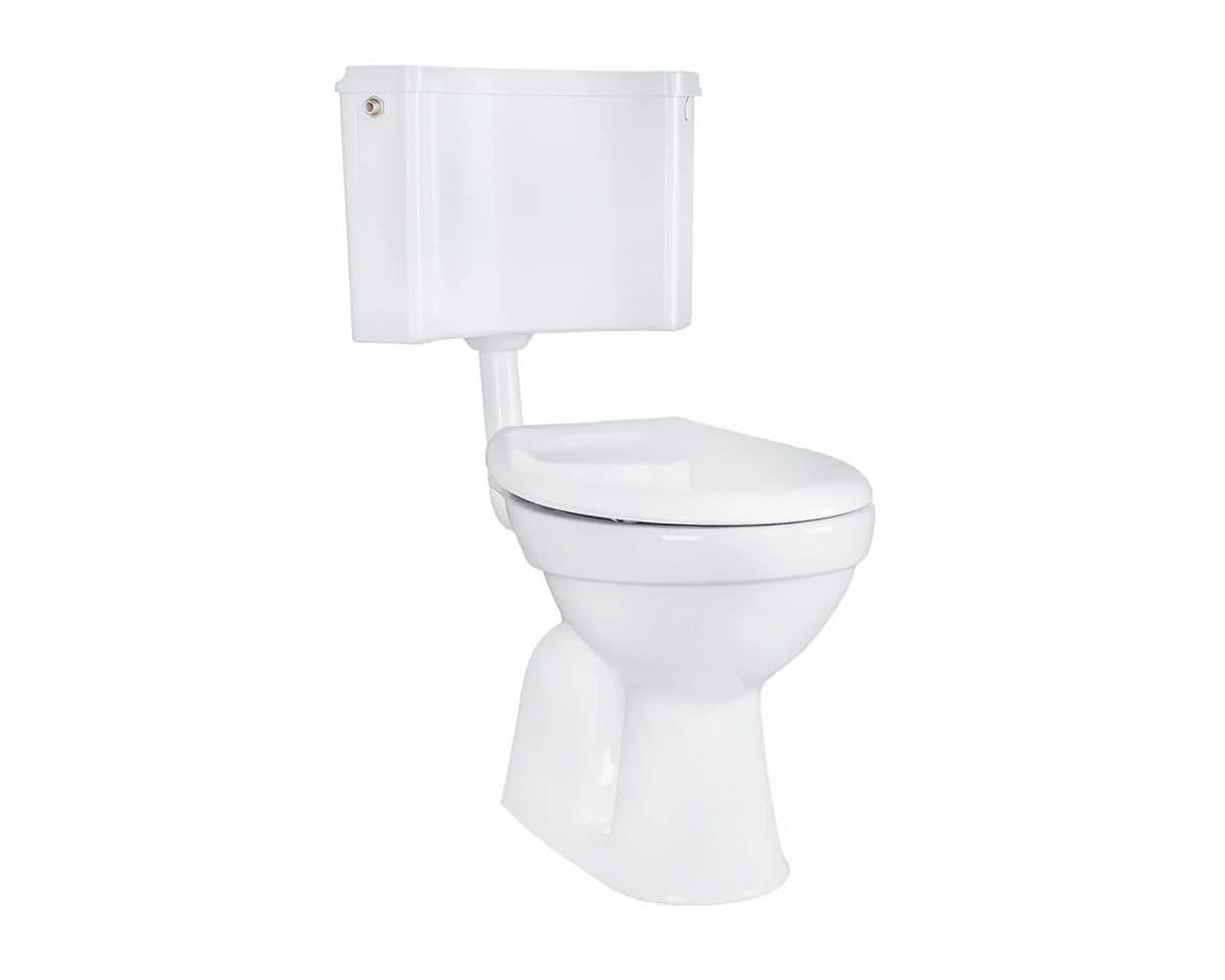 Belvit Tiefspül-WC BV-SW4001-T+BV-AP2001-SET, WC Set Taharet Bodenabgang mit Bidet Funktion, Softclose - Bild 2
