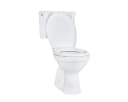 Belvit Tiefspül-WC BV-SW4001-T+BV-AP2001-SET, WC Set Taharet Bodenabgang mit Bidet Funktion, Softclose Bild 3