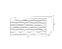 Belvit ARGENA Waschtischunterschrank 79cm Eiche hell Bild 5