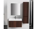 Belvit TRIONA Säulenschrank 135cm 2 Türen Grifflos Softclose Bild 4