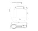 Belvit Bidetarmatur BV-BA4078 Chrom Einhebel Mischarmatur Bild 1