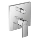 Belvit Duscharmatur Duschset Chrom & Matt-Schwarz Hansgrohe Unterputz-Wannenmischer Bild 5
