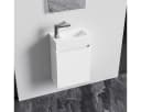 Belvit Badmöbel-Set 40 cm mit Spiegel und Waschbecken Bild 2