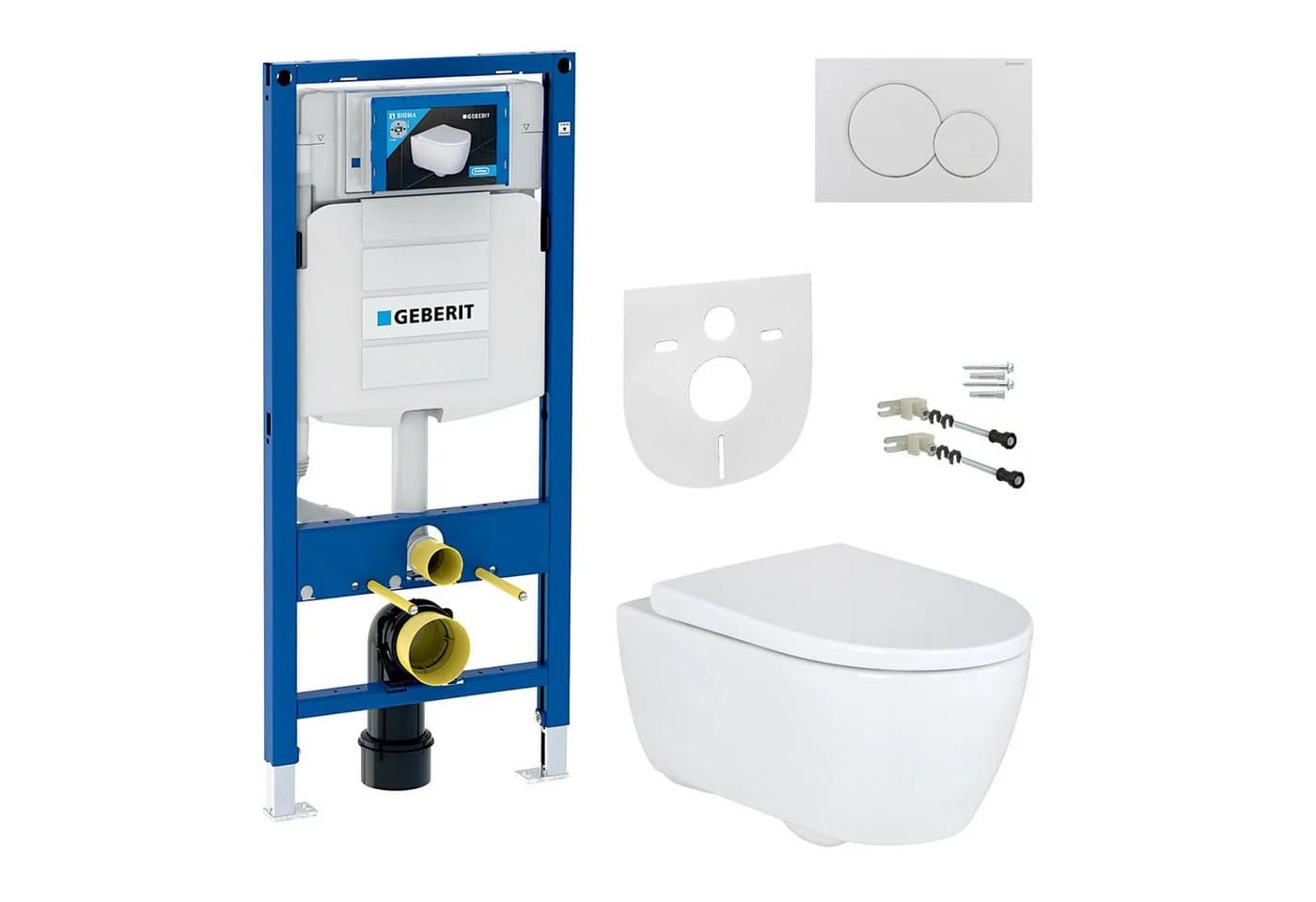 Geberit iCon WC-Komplettset mit UP320 Vorwandelement & Softclose-Sitz - Bild 2