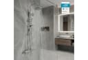 Grohe Precision Flow Duscharmatur Thermostat mit Regendusche und Handbrause Bild 2