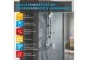 Grohe Duscharmatur BauEdge Duschsystem Einhandarmatur Chrom Bild 1
