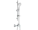 Grohe Duscharmatur BauEdge Duschsystem Einhandarmatur Chrom Bild 5