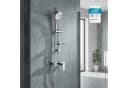 Hansgrohe Duscharmatur Set Vernis Blend Einhebelmischer Chrom/ Schwarz Matt Bild 2