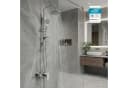 Hansgrohe Duscharmatur Set Vernis Blend Einhebelmischer Regendusche Chrom Bild 2