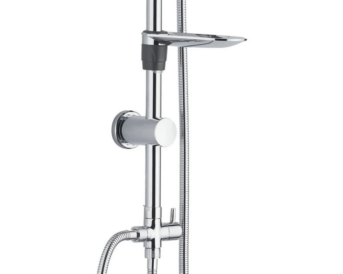 Hansgrohe Wannenarmatur Vernis Blend mit Wannenmischer, Handbrause oder Regendusche, Aufputz (Spar-Set) Einhebel Badewannenarmatur, Chrom oder Schwarz Matt - Bild 5
