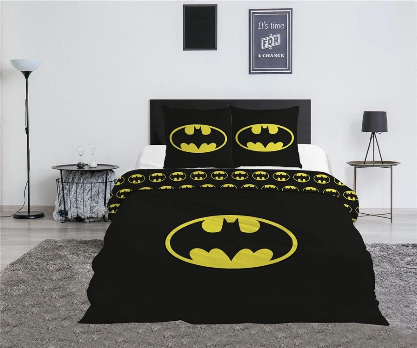 Batman Bettwäsche-Set 3-teilig Mikrofaser