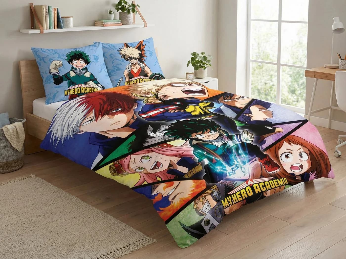 MY HERO ACADEMIA Kinderbettwäsche Set Bunt Mikrofaser - Bild 3