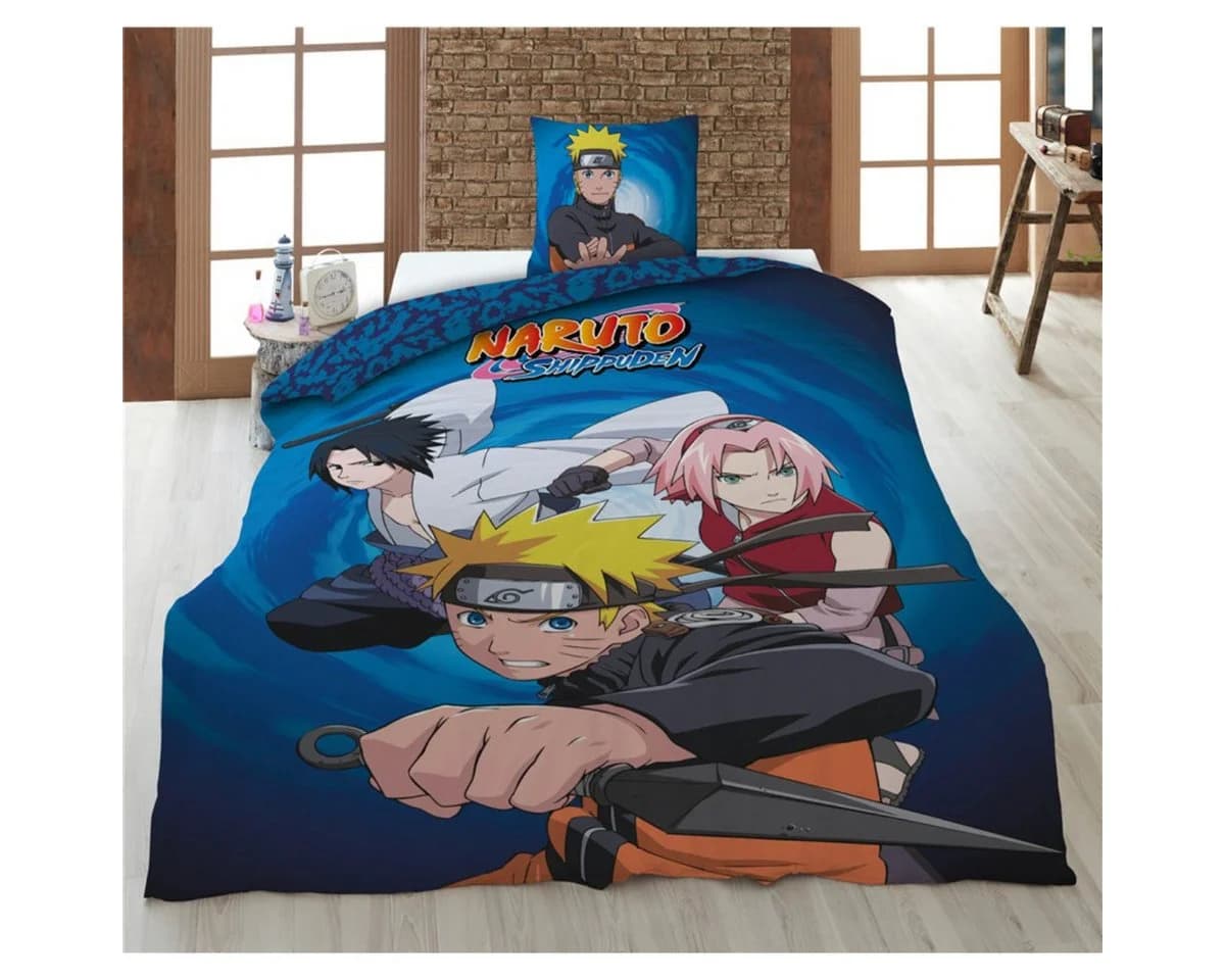 Aymax sprl Naruto Flanell Bettwäsche