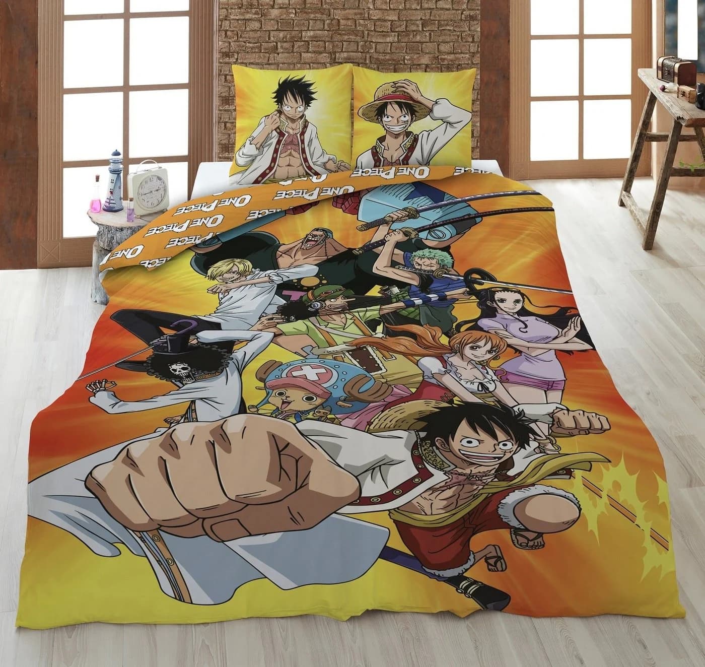 AY!Max One Piece Kinderbettwäsche Set 1-teilig 135x200cm & 80x80cm Baumwolle