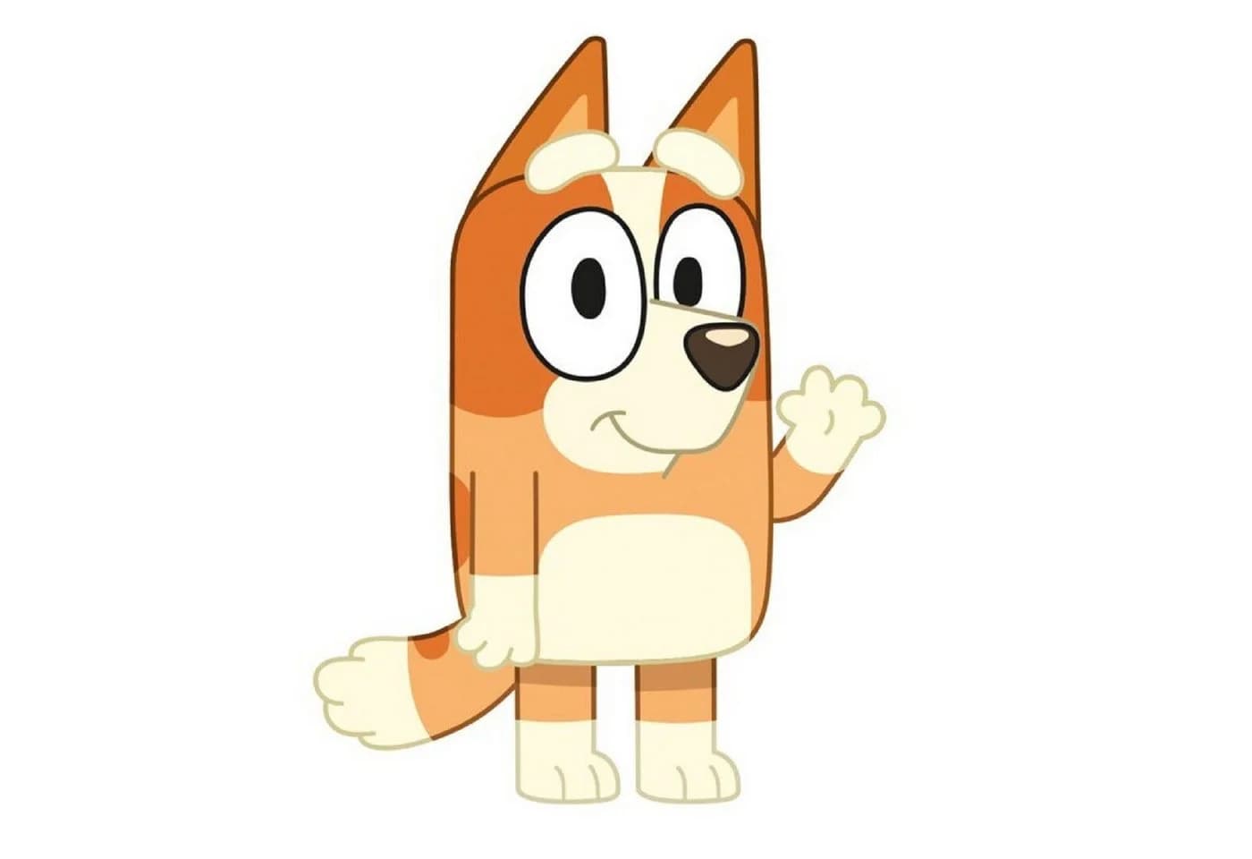 Bluey Dekokissen Kissen Velours Ideal als Dekokissen