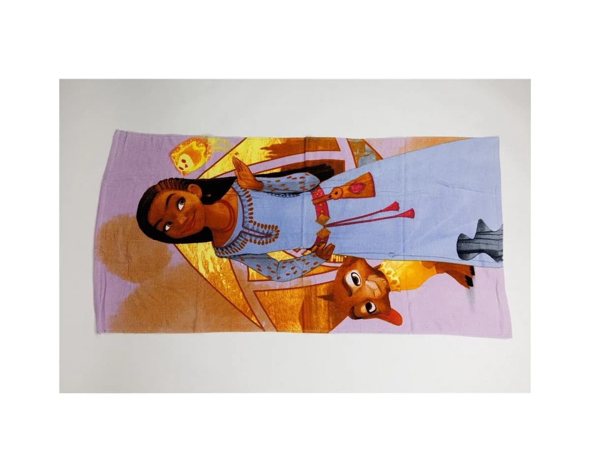 Aymax sprl Strandtuch Disney Wish 70x140 cm Baumwolle