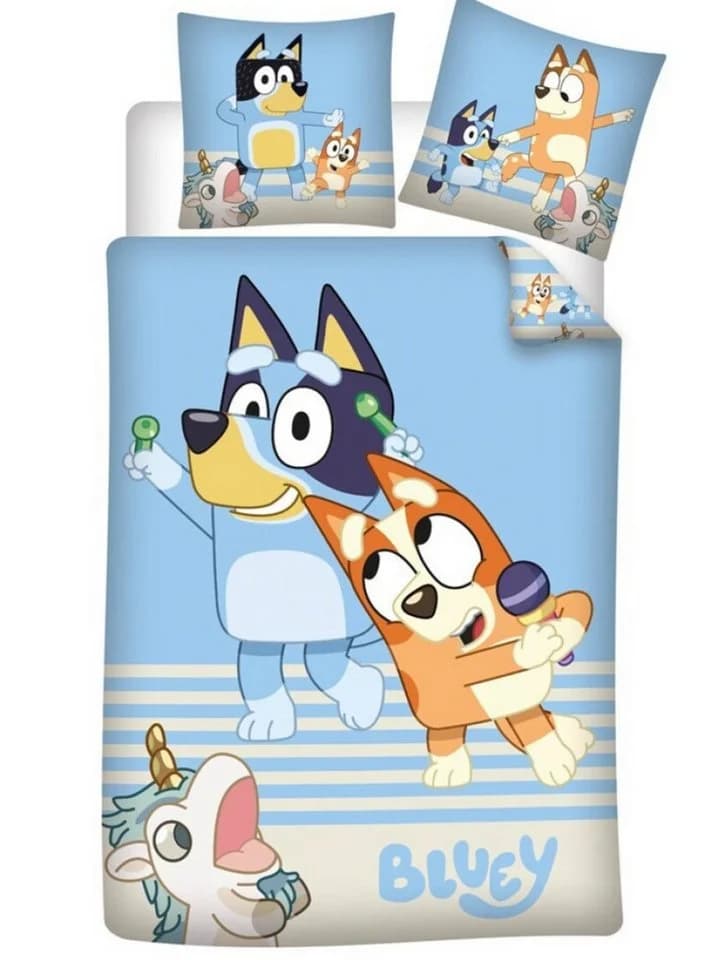 AY!Max Kinderbettwäsche Bluey Wende Set 2tlg Baumwolle - Bild 2