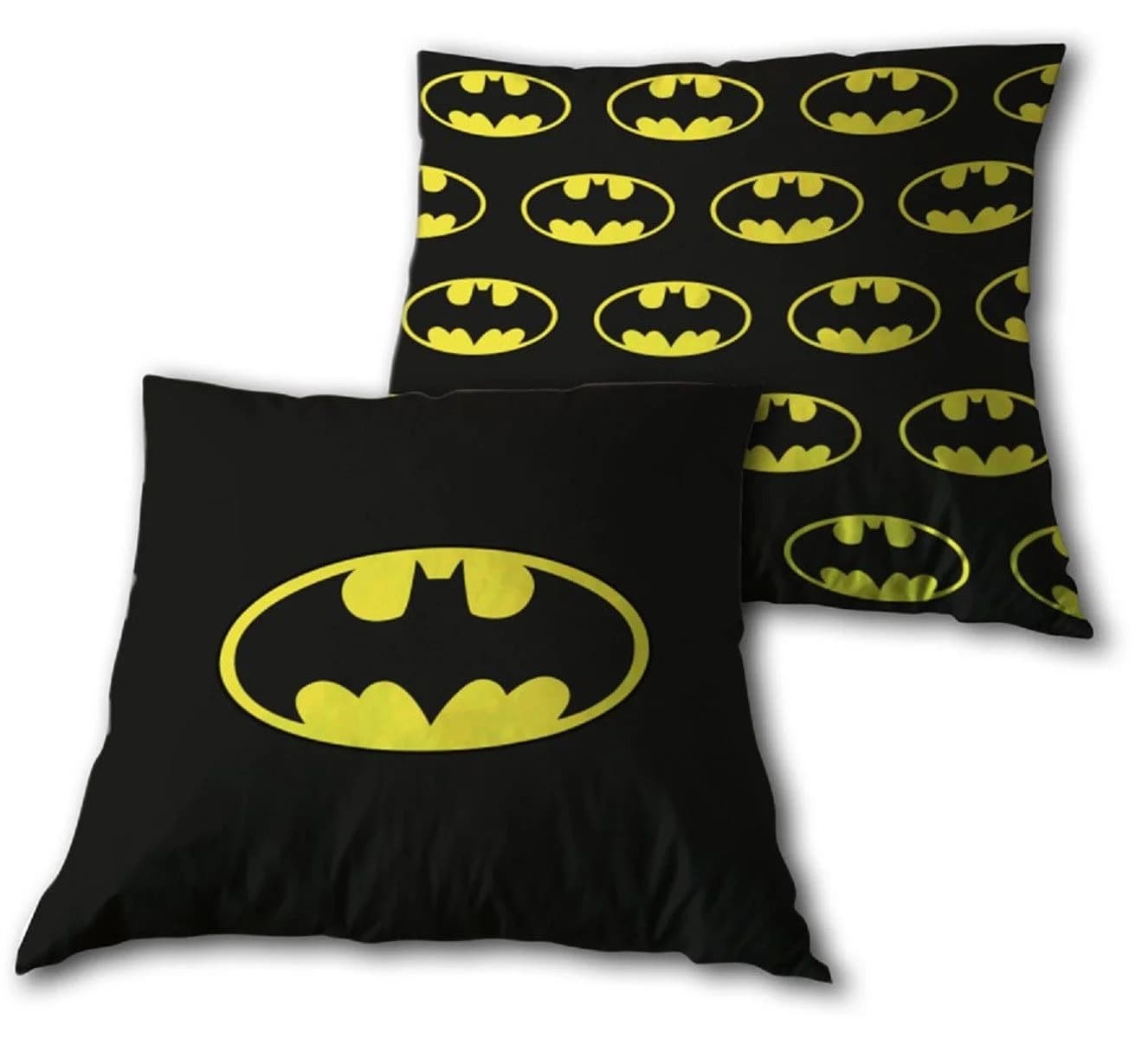 Batman Dekokissen Velboa Schwarz 40x40 cm - Bild 2