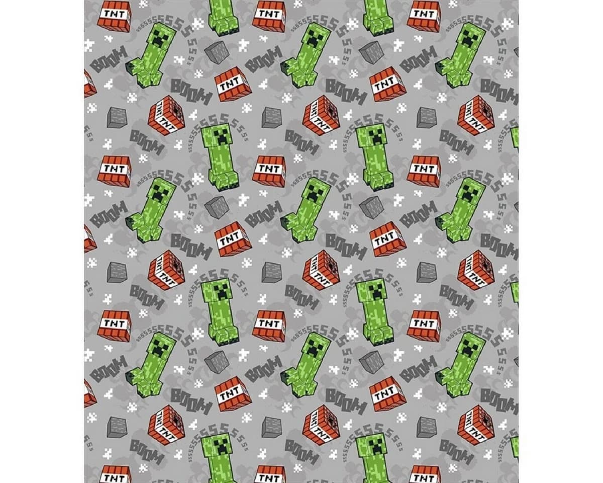 Minecraft Flanell Wohndecke 180x200 cm Kuscheldecke - Bild 2