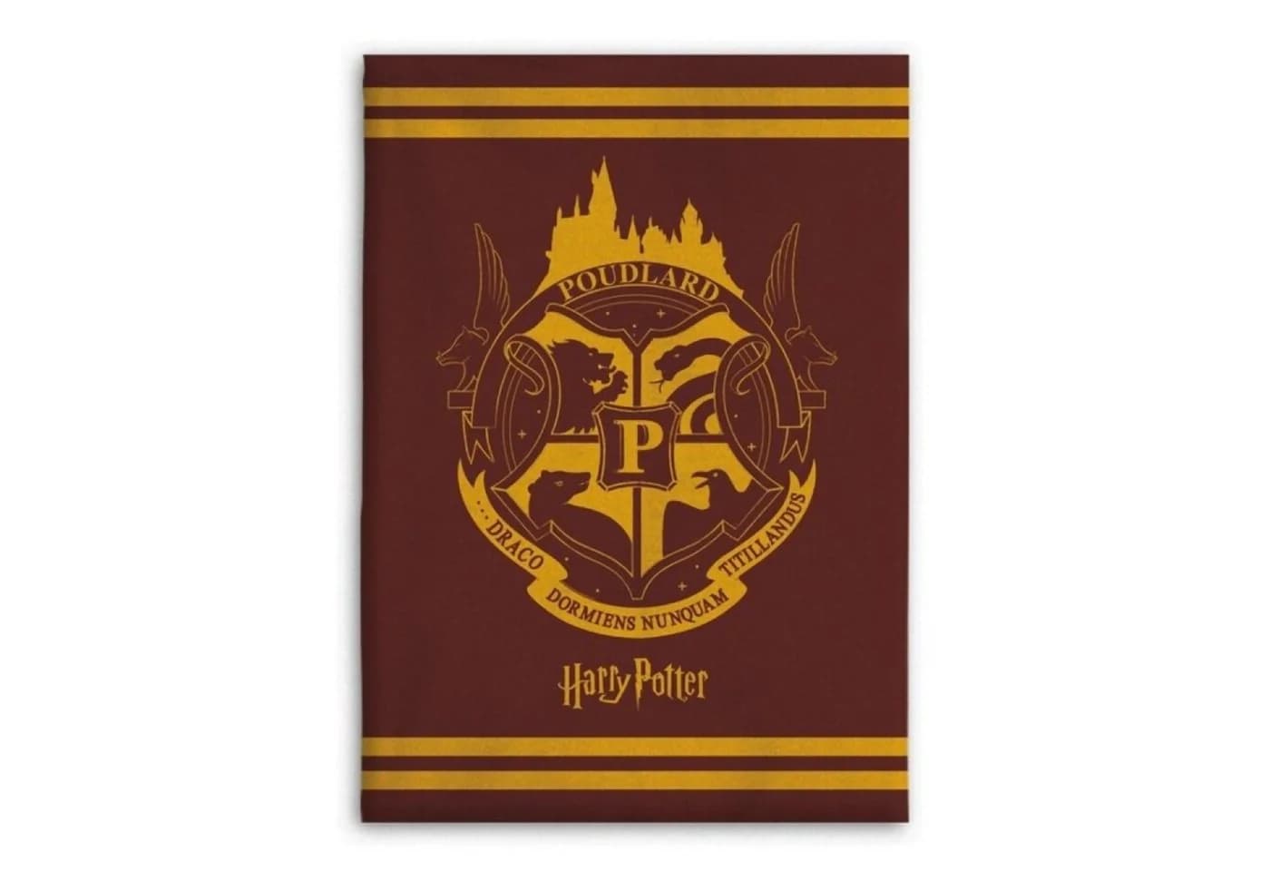 Harry Potter Hogwarts Wappen Flauschdecke 130x160 cm AY!Max - Bild 2