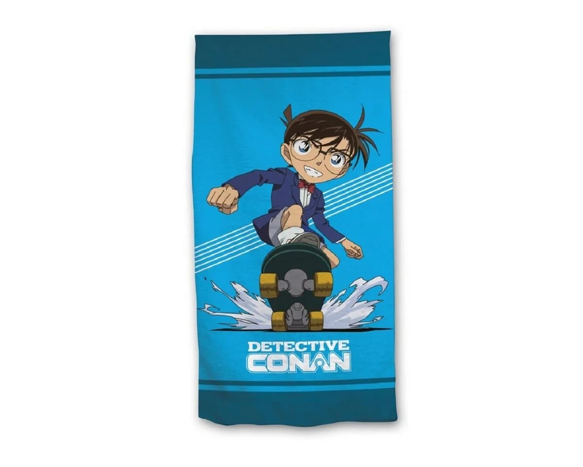 Detektiv Conan Strandtuch Badehandtuch Polyester Blau - Bild 2