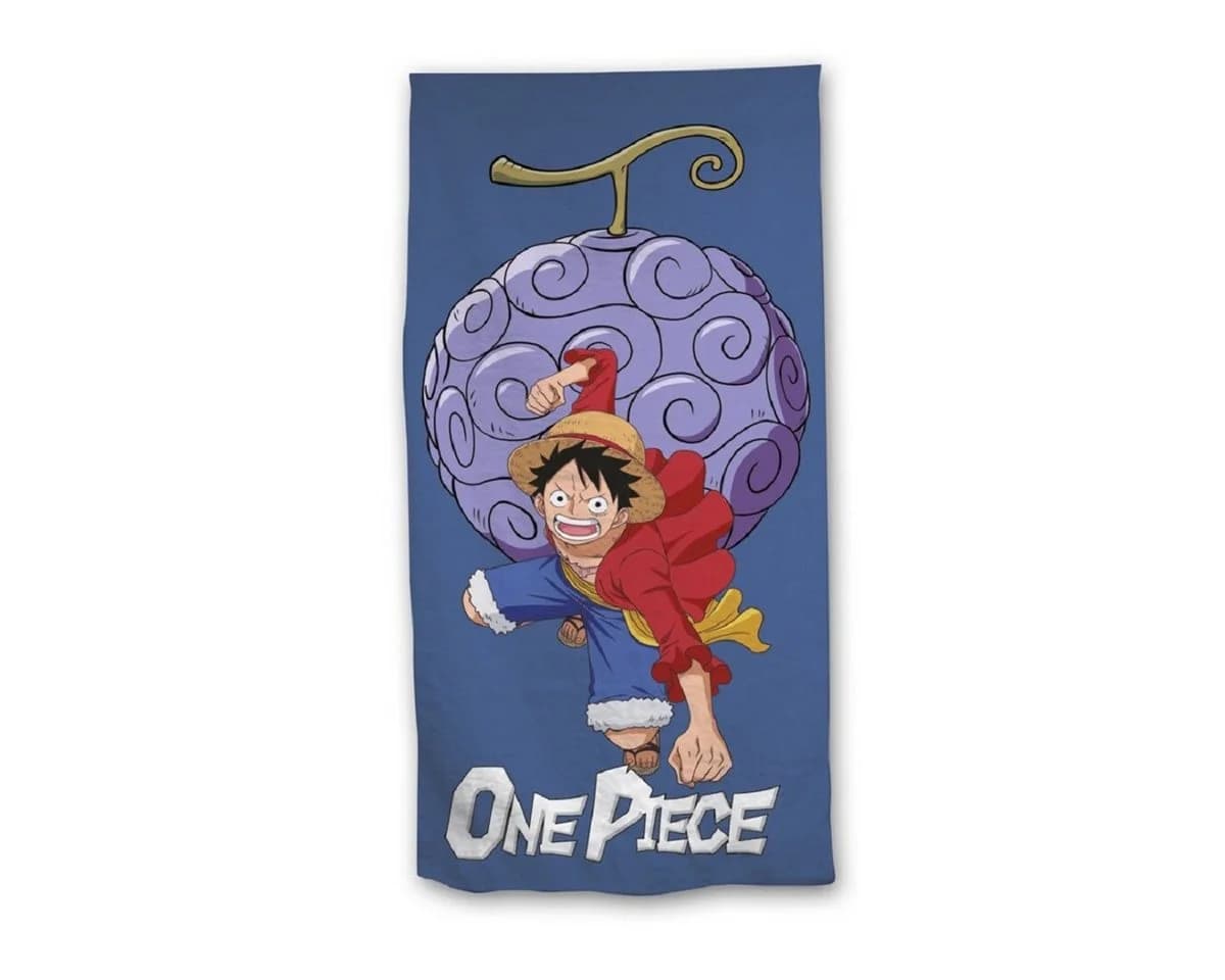 One Piece Anime Strandtuch Liegetuch 70x140 cm Blau - Bild 2